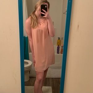 pink dress